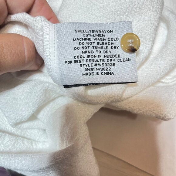 WALTER BAKER Sylvia Top In White Size‎ Medium - Picture 6 of 9